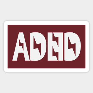 ADHD attention deficit hyperactivity disorder Sticker